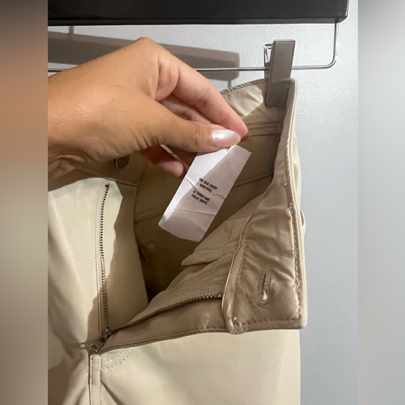 Abercrombie and Fitch, vegan leather shorts - Picture 8 of 9